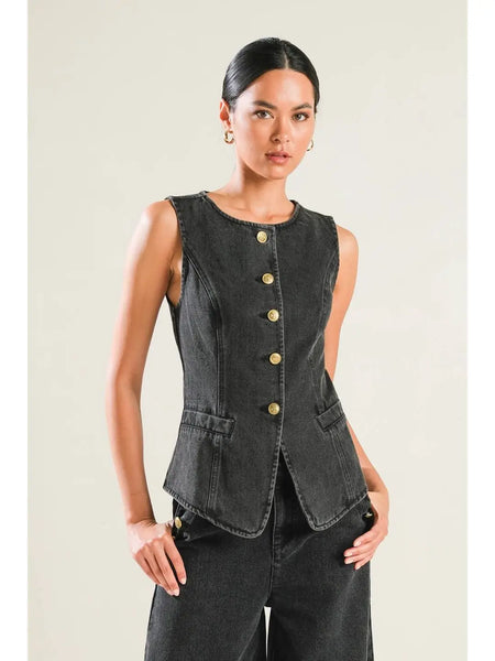 Tayler Denim Vest