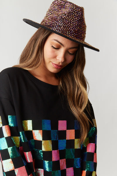 Sequin Tiles Pullover