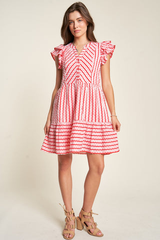 Red & Pink Gingham Dress