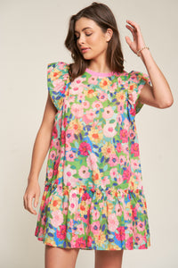 Plus Marina Floral Dress