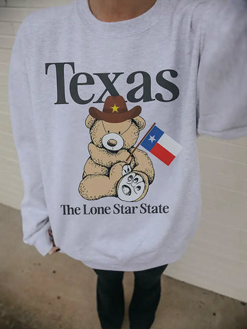 Teddy State Sweatshirt Texas