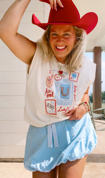 Lucky Girl Muscle Tee