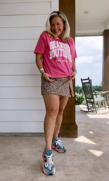 Leopard Active Skort