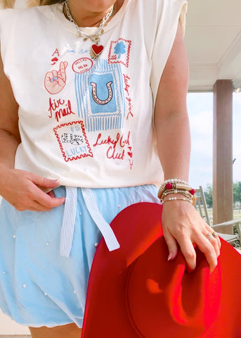 Lucky Girl Muscle Tee