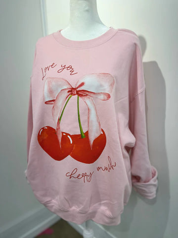 Love You Cherry Much Sweatshirt