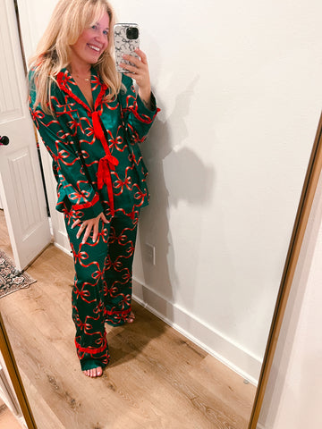 Holiday Ribbon Pajamas