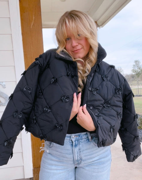 Bowtiful Puffer Jacket