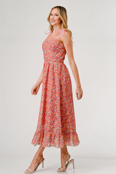 Billie Textured Floral Dress