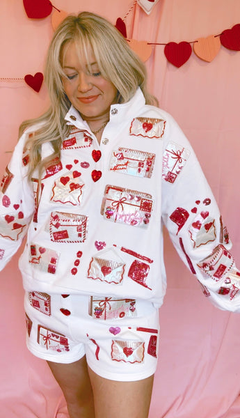 Love Letter  Sweatshirt - Queen of Sparkles