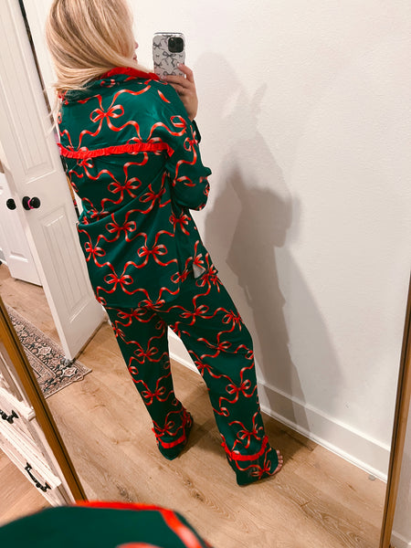 Holiday Ribbon Pajamas