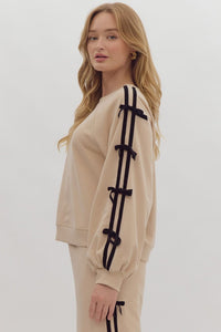 Dianna Bow Sweatshirt