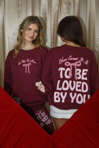 So this is LOVE Sweatshirt