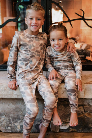 Burlebo Youth PJ Set-Pintail Camo