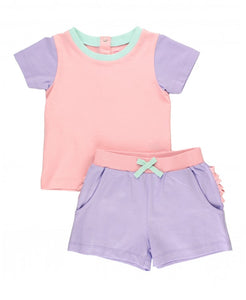 RB Pink SS Ruffled Play Set