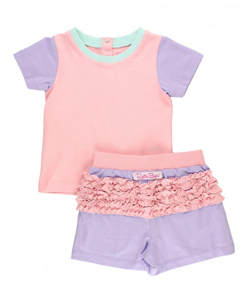 RB Pink SS Ruffled Play Set