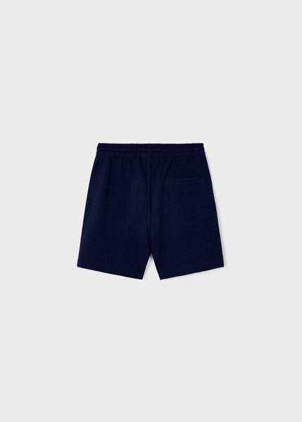 Mayoral Boy Navy Seersucker Shorts