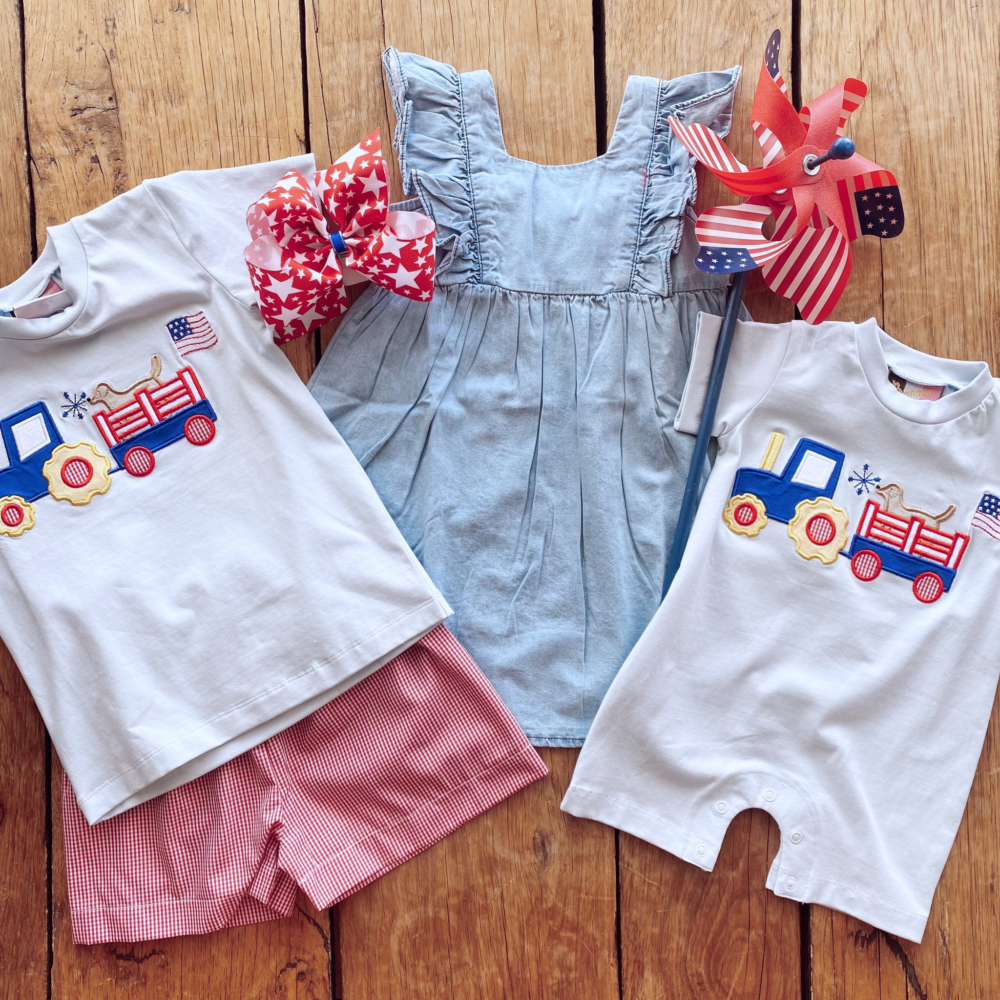 Boys Romper - Independence Day