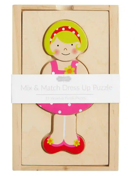 Mud Pie Wooden Dress Up Puzzle