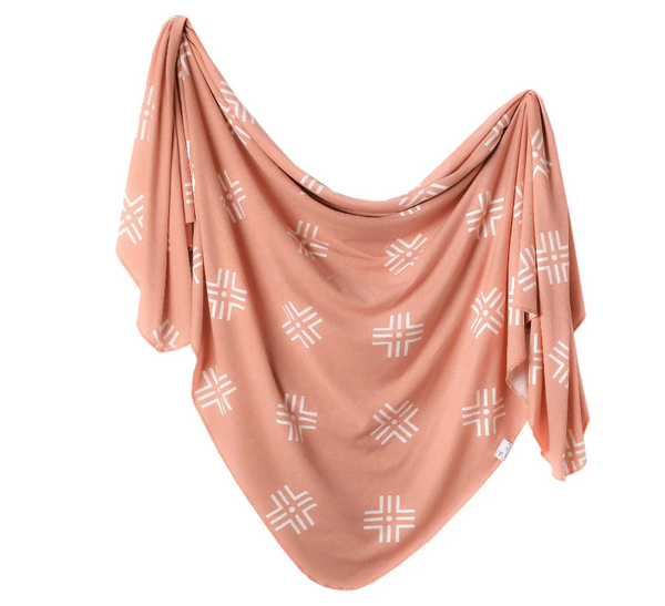 Copper Pearl- Knit Baby Blanket