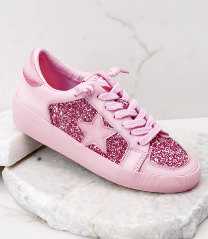 Alexis Pink High Top VH Sneakers