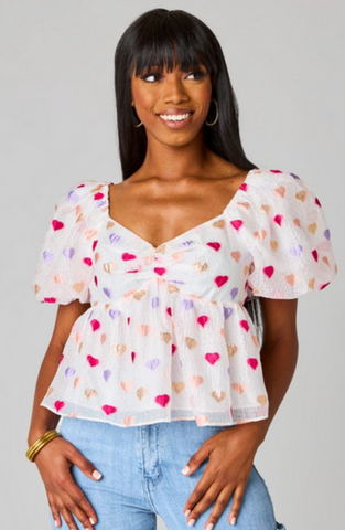 BuddyLove Blakely Kissing Booth Top