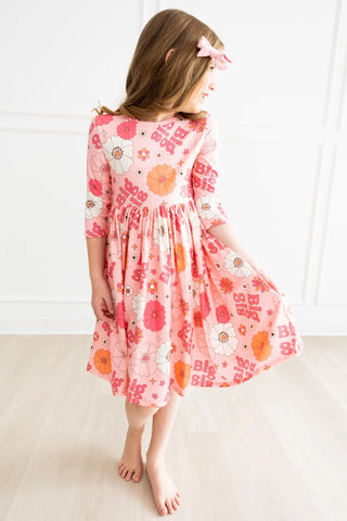 Big Sis Child Twirl Dress